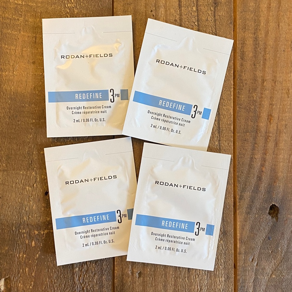 4 R+F Redefine PM Overnight Restorative Cream Samples